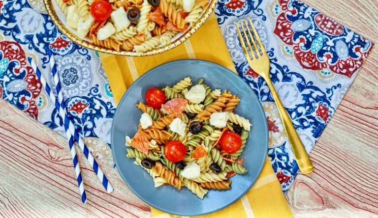 Deliciously Tangy Cheese Curd Pasta Salad