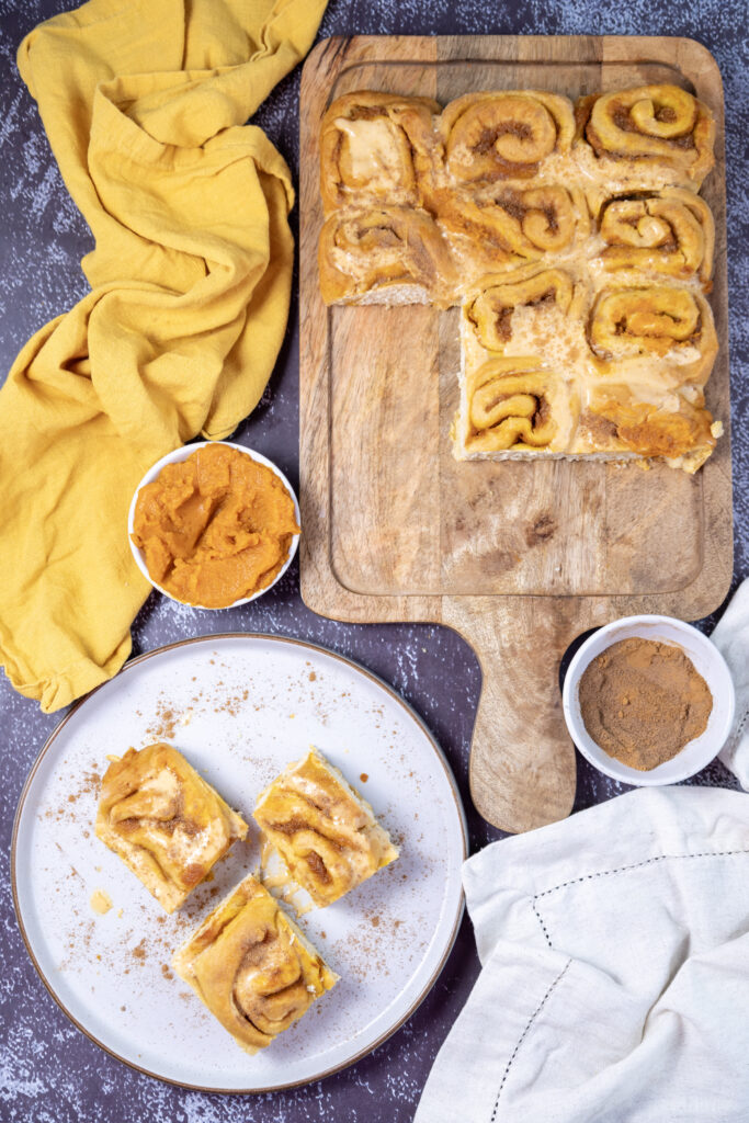 Decadent & Flavorful Pumpkin Cinnamon Rolls