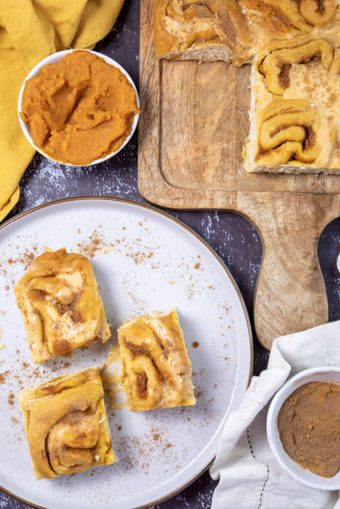Decadent & Flavorful Pumpkin Cinnamon Rolls