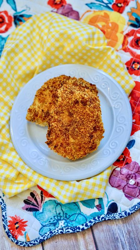 30 Minute Air Fryer Garlic Herb Pork Chops