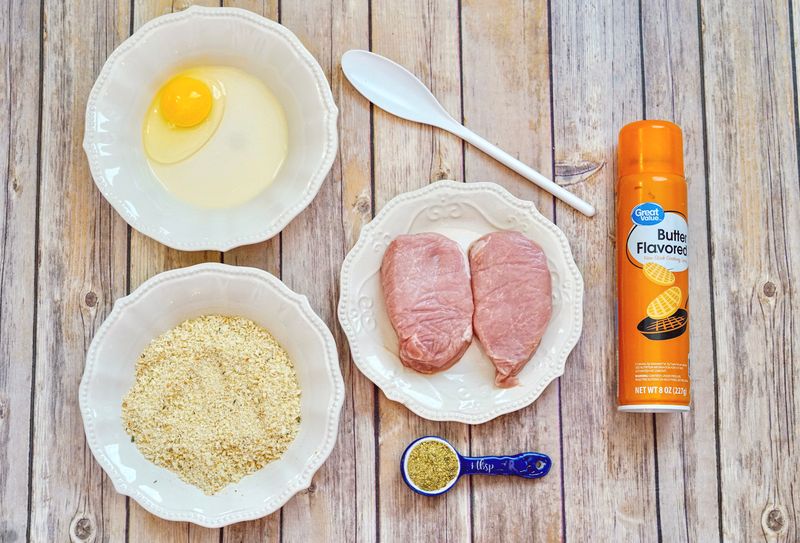 30 Minute Air Fryer Garlic Herb Pork Chops